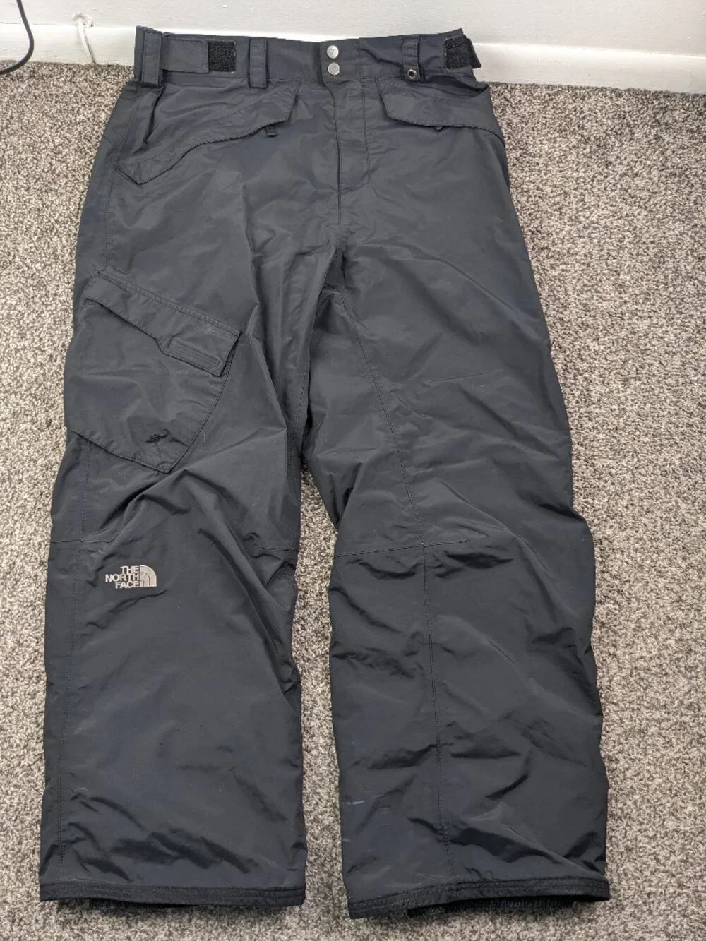 2008 The North Face Hyvent Ski Snowboarding Snow Pants Mens Large Black Cargo